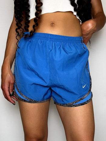 Short de sport bleu NIKE M vintage