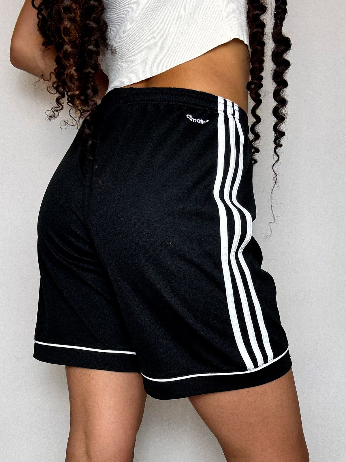 Short de sport noir ADIDAS S vintage