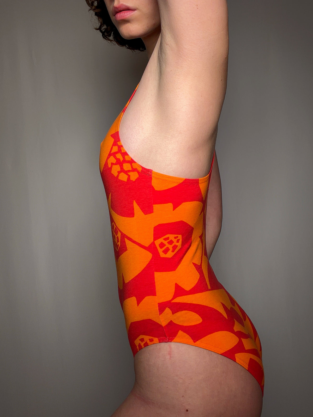 Maillot de bain coloré L vintage