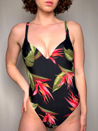 Maillot de bain à fleurs S/M vintage