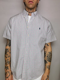 LACOSTE M/L vintage pastel striped shirt 
