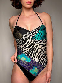 Vintage M printed swimsuit