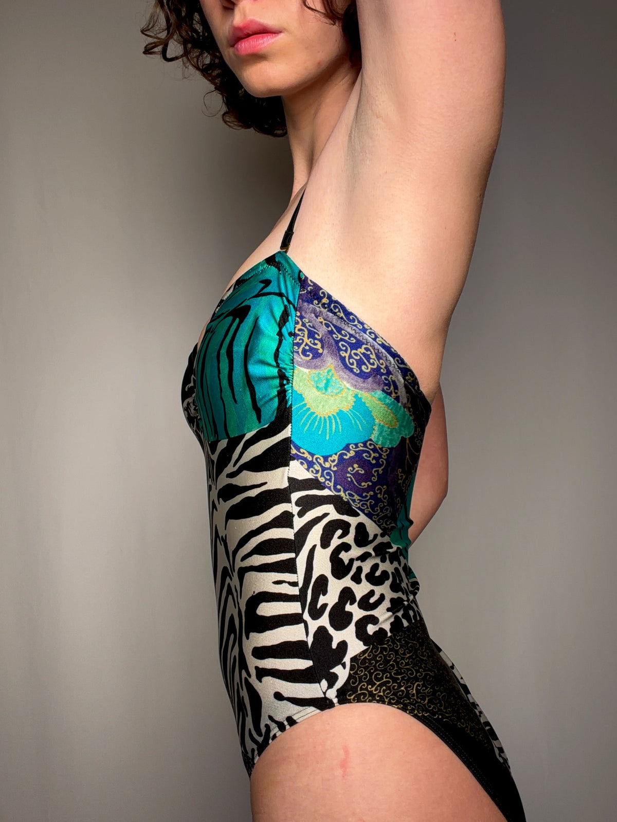 Maillot de bain imprimé M vintage