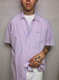 LACOSTE M/L vintage pastel striped shirt 