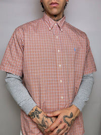 LACOSTE M/L vintage pastel striped shirt 