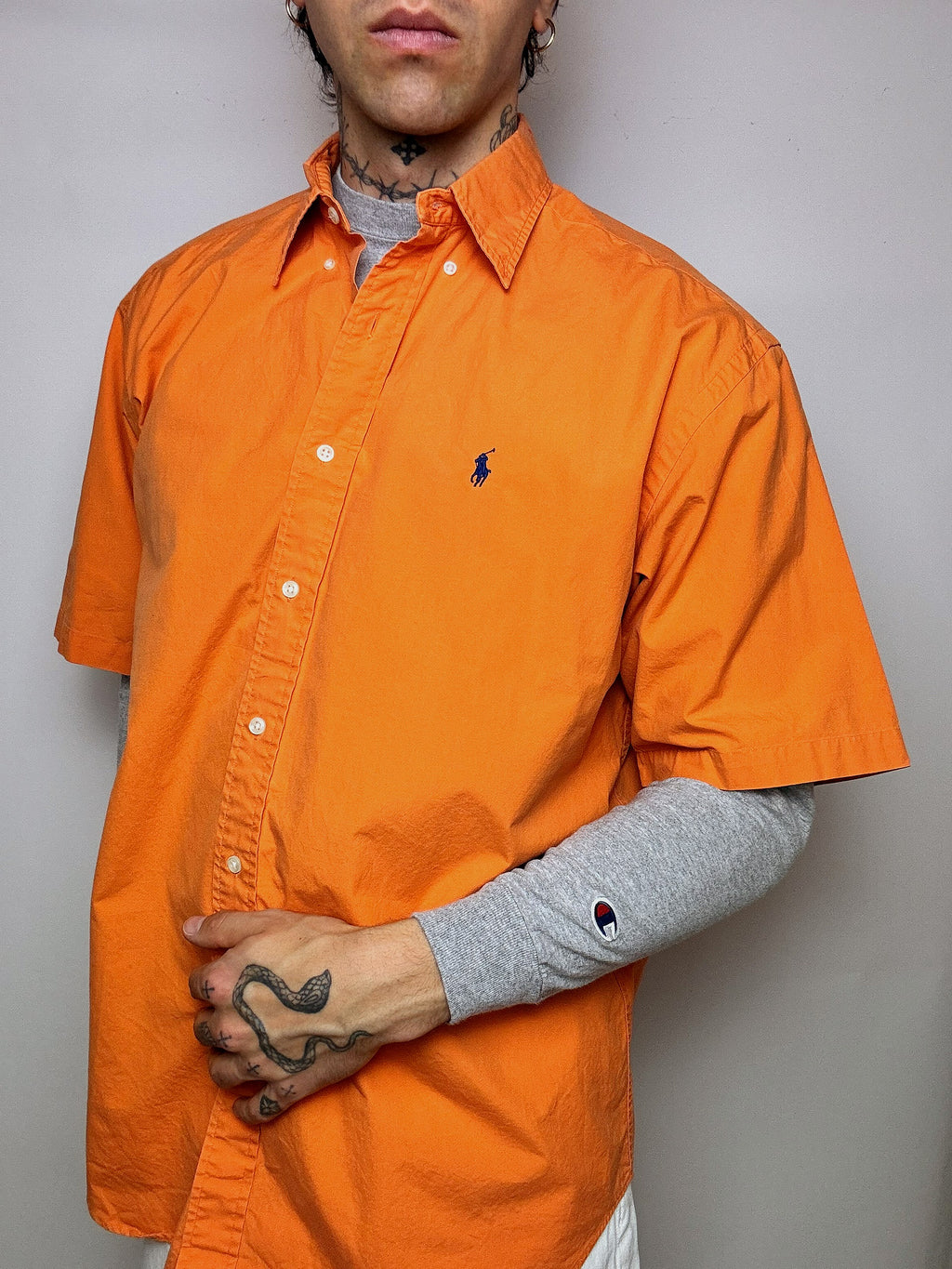 LACOSTE M/L vintage pastel striped shirt 