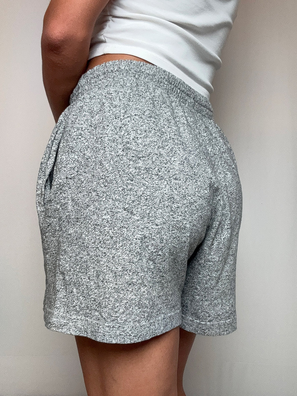Short de sport gris Adidas S vintage
