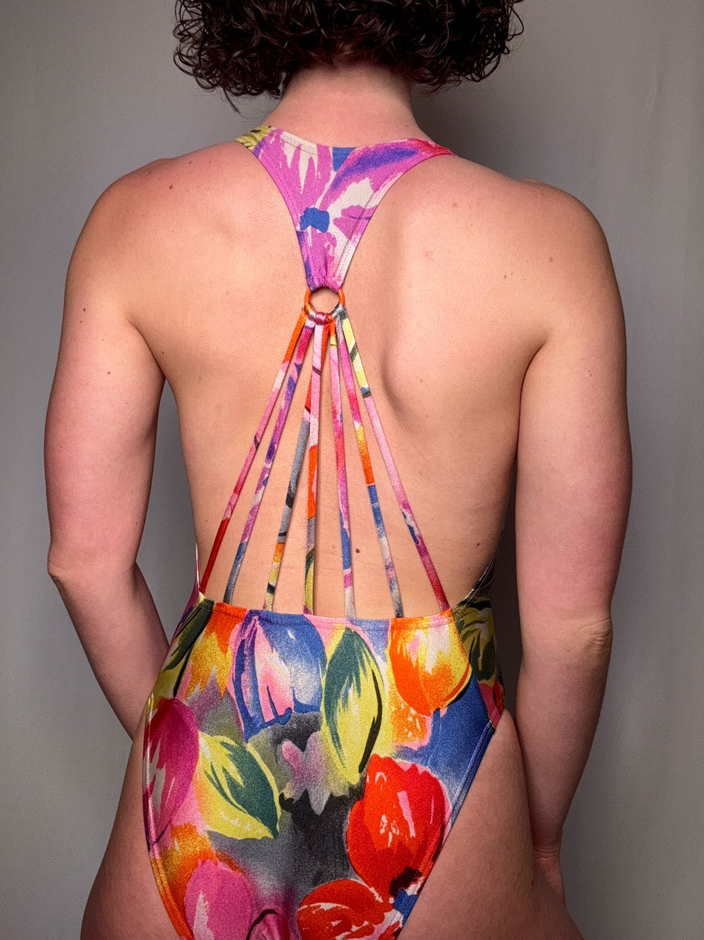 Maillot de bain détail dos S/M vintage