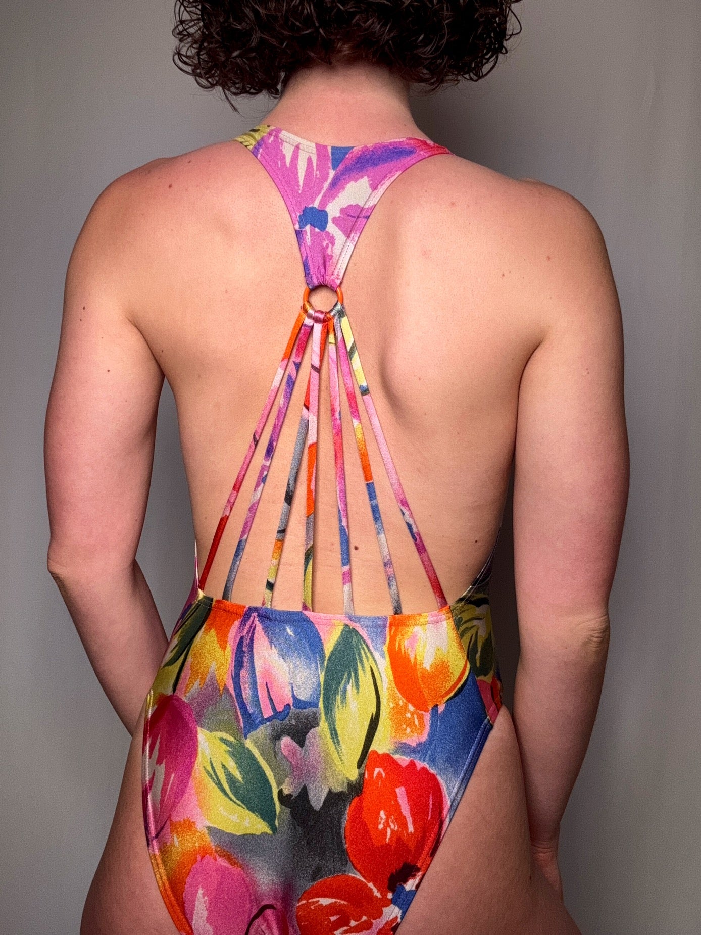 Maillot de bain détail dos S/M vintage