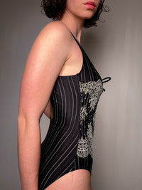 Maillot de bain brodé M/L vintage