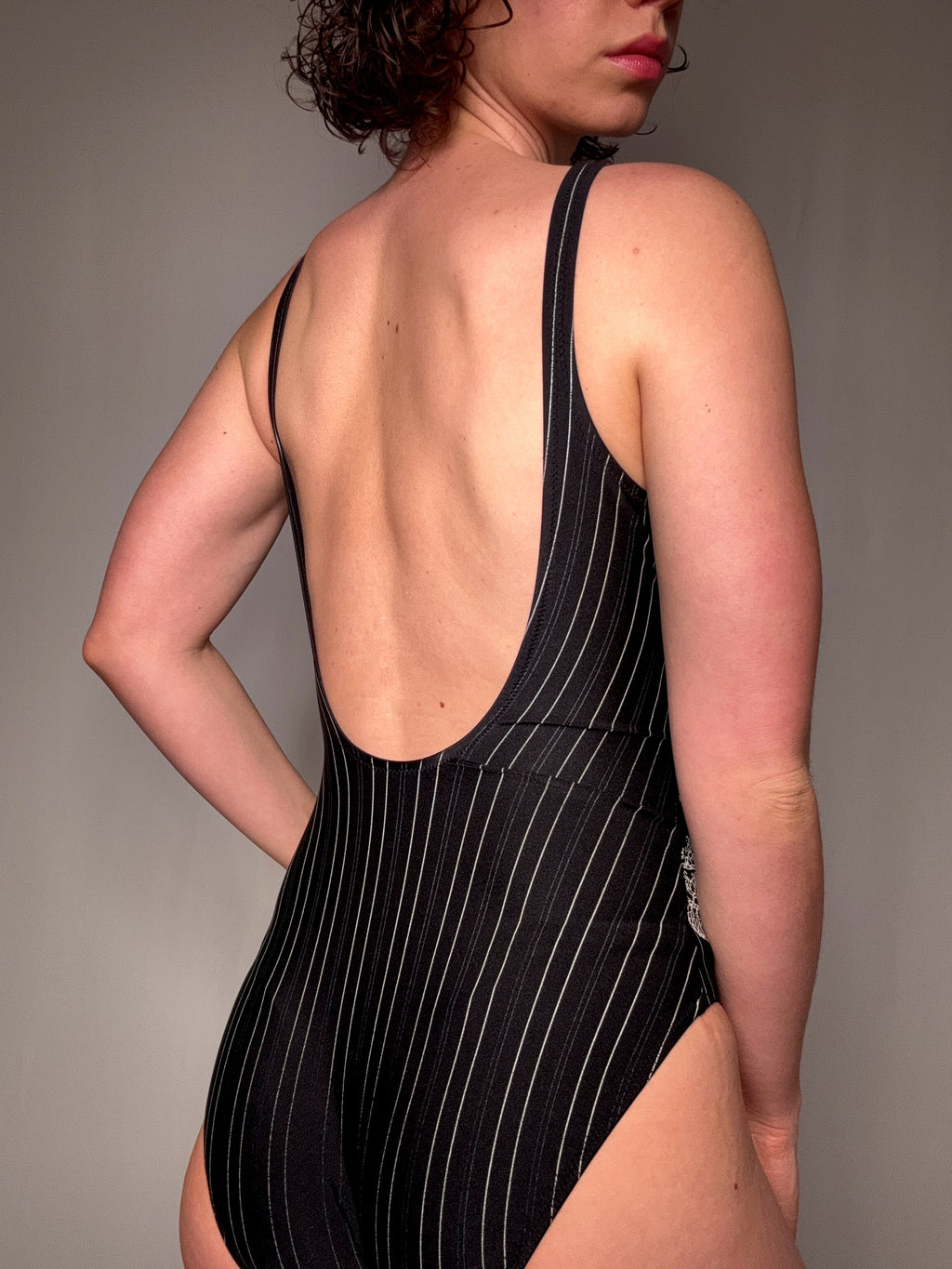 Maillot de bain brodé M/L vintage