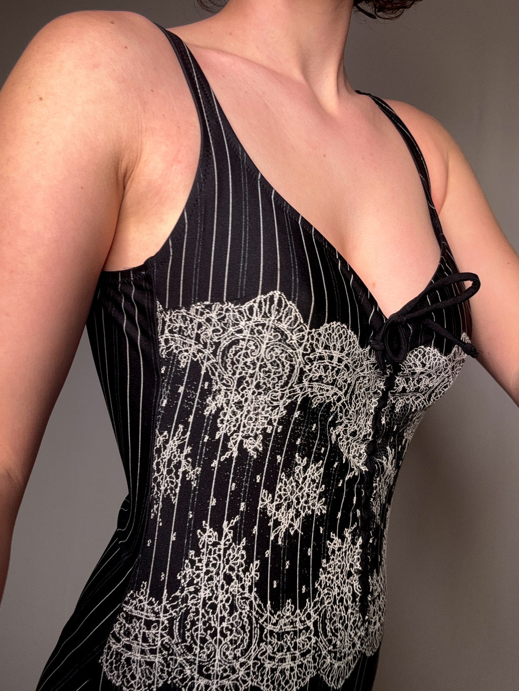 Maillot de bain brodé M/L vintage