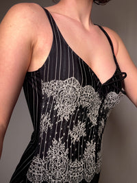 Maillot de bain brodé M/L vintage
