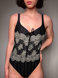 Maillot de bain brodé M/L vintage