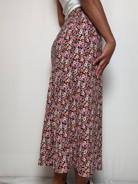 Jupe longue à fleurs M/L vintage