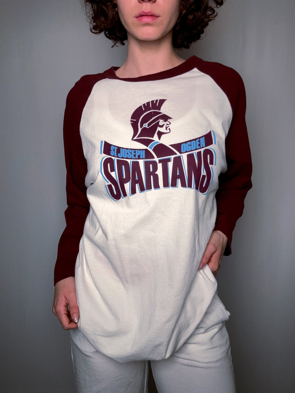 Raglan-T-Shirt Spartans XL Vintage