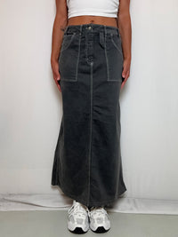Jupe longue en denim M vintage