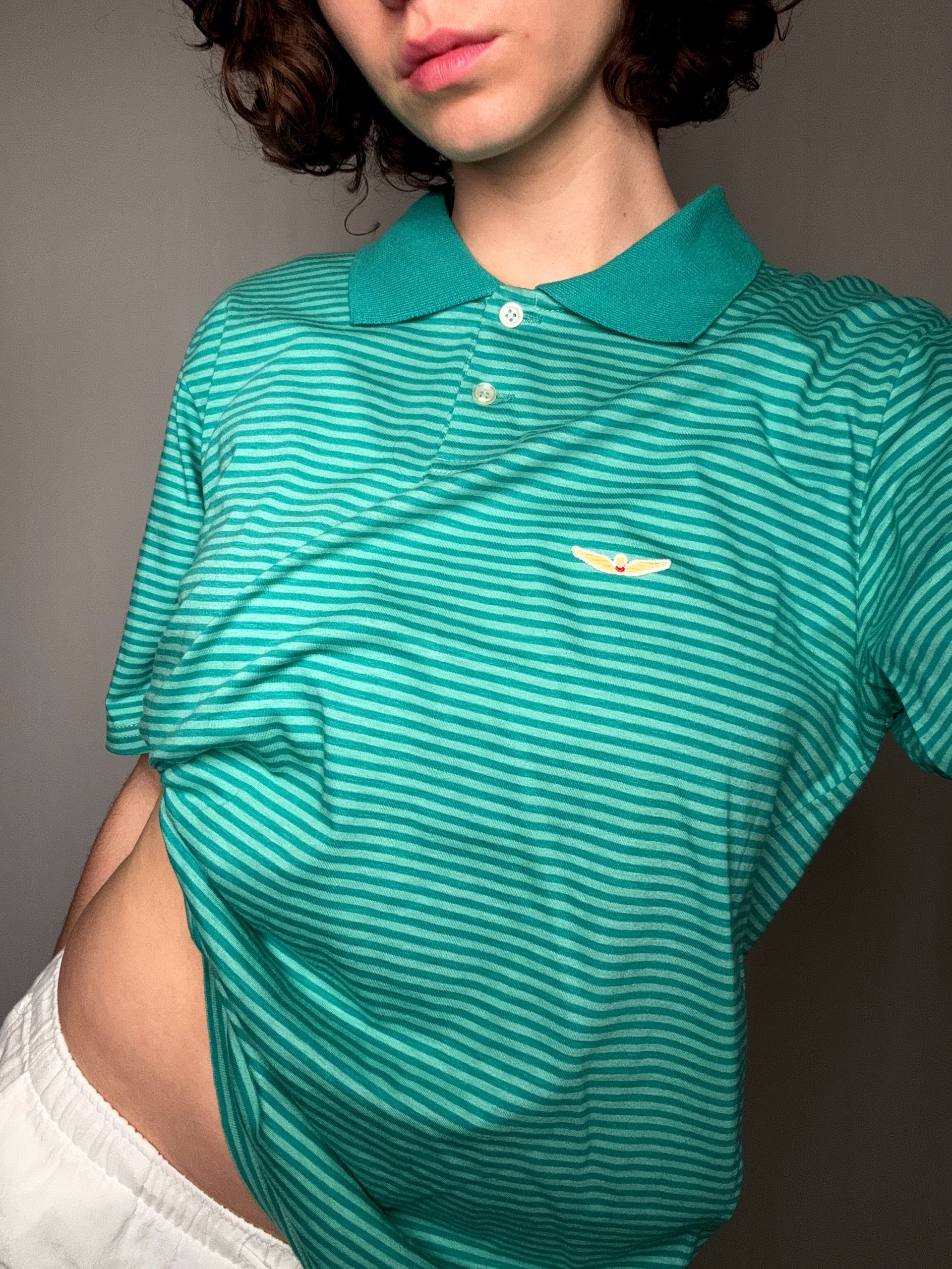Polo rayé Carrera XL vintage