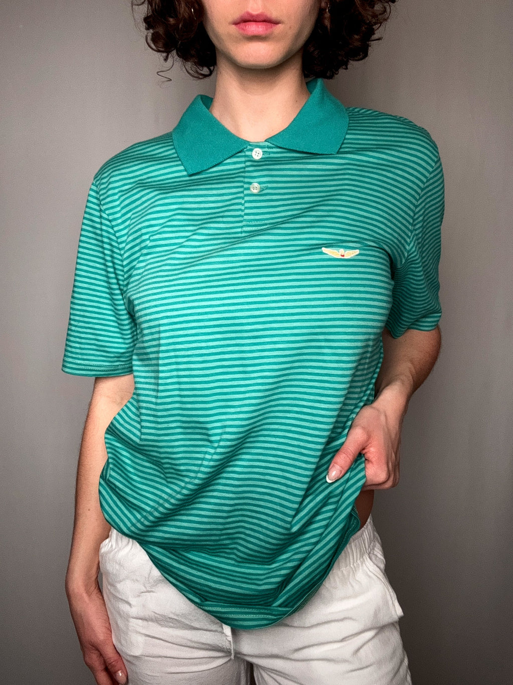 Polo rayé Carrera XL vintage