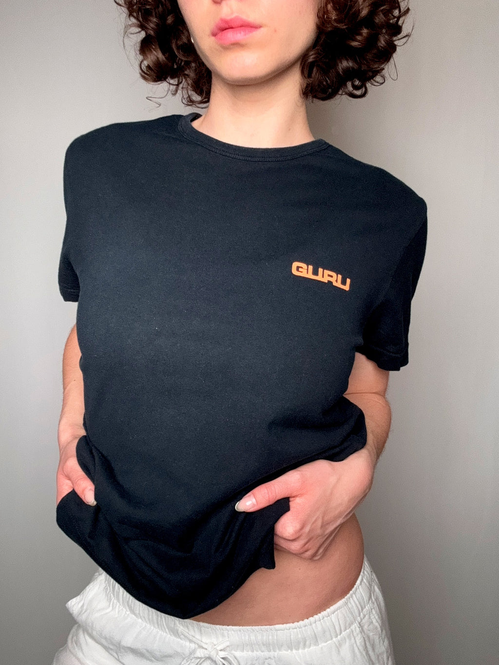 Vintage Guru M bedrucktes T-Shirt