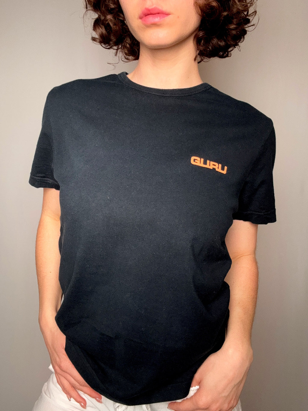 Vintage Guru M bedrucktes T-Shirt