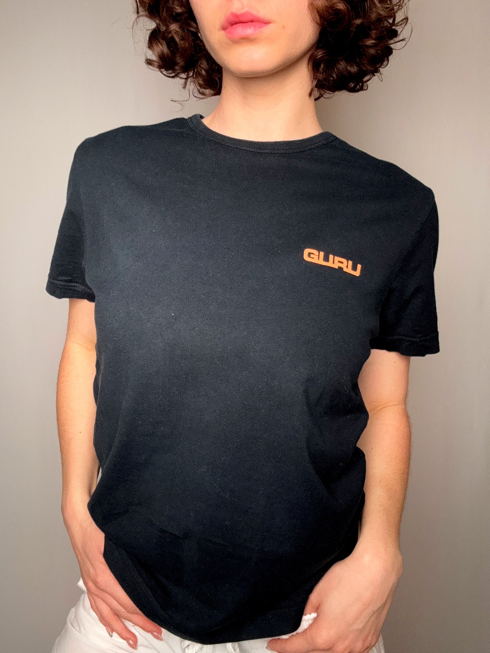 Vintage Guru M bedrucktes T-Shirt