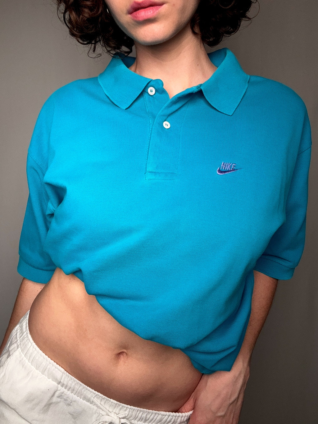 Polo bleu Nike XXL vintage