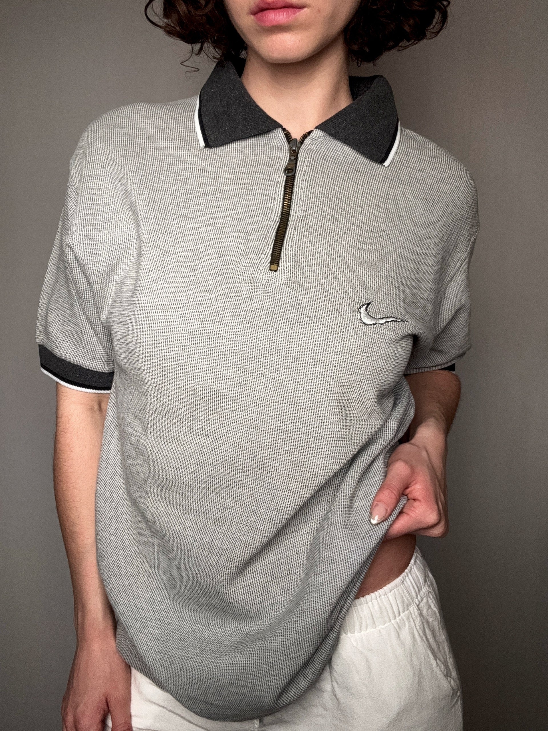 Polo en maille Nike L vintage
