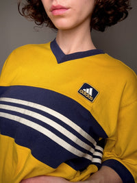 Gelbes Adidas T-Shirt L Vintage