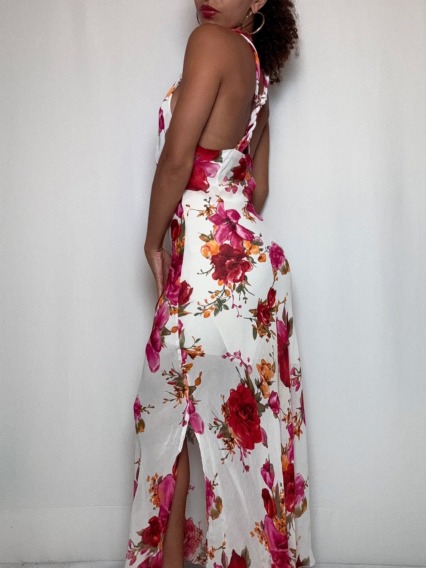 Robe longue fluide M/L vintage