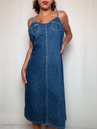 Robe en denim L vintage