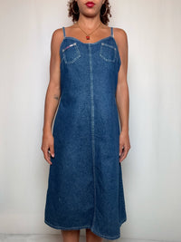 Robe en denim L vintage