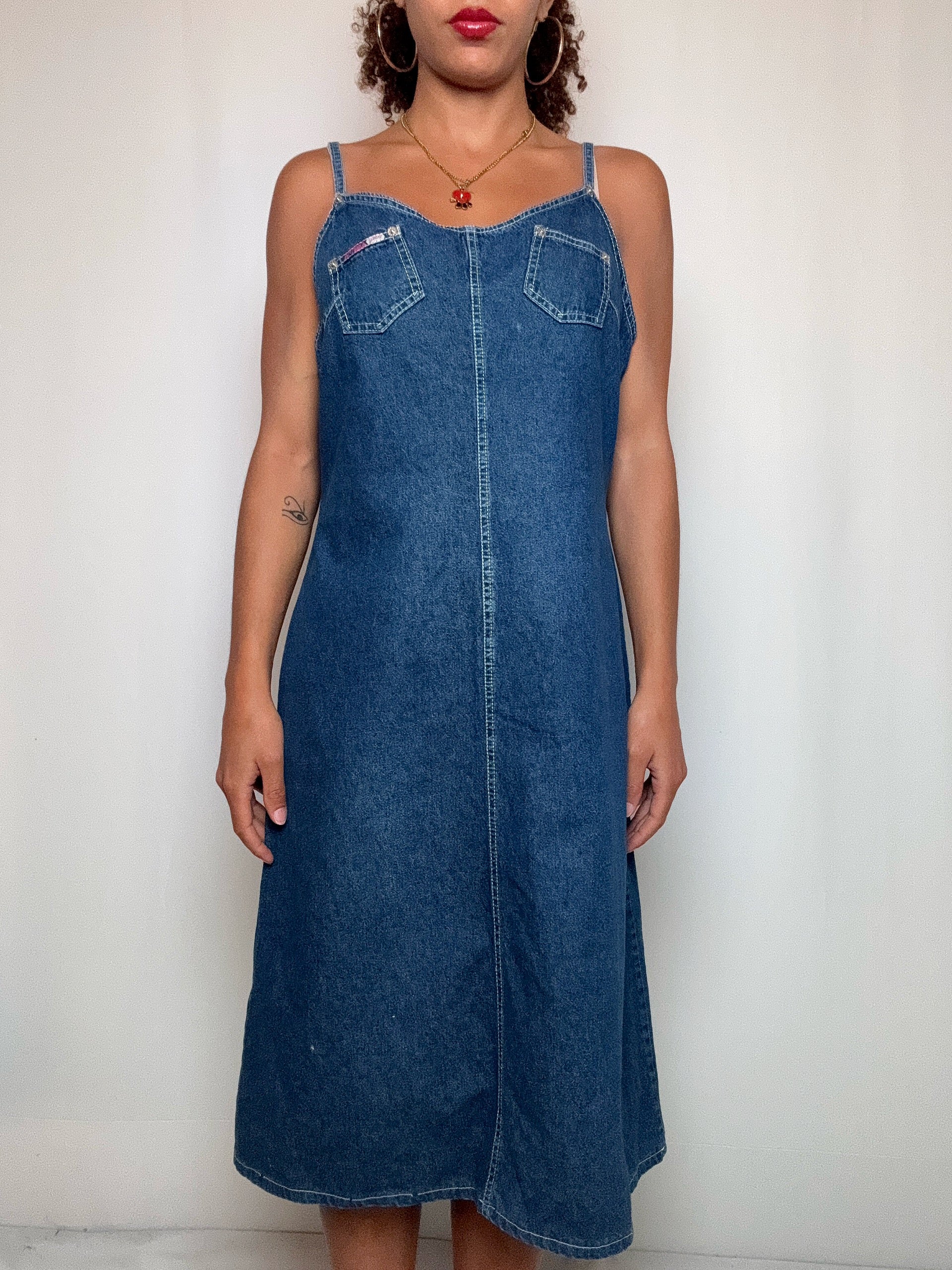Robe en denim L vintage