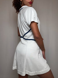 Robe de sport blanche Nike M vintage