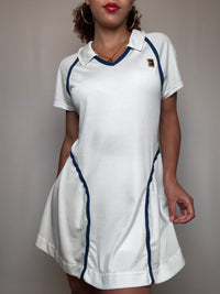 Robe de sport blanche Nike M vintage