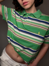 Polo rayé Ralph Lauren L vintage
