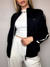 ADIDAS L vintage black sports jacket