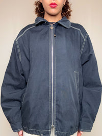 Veste d'été avec surpiqures XL vintage