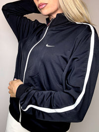 ADIDAS L vintage black sports jacket