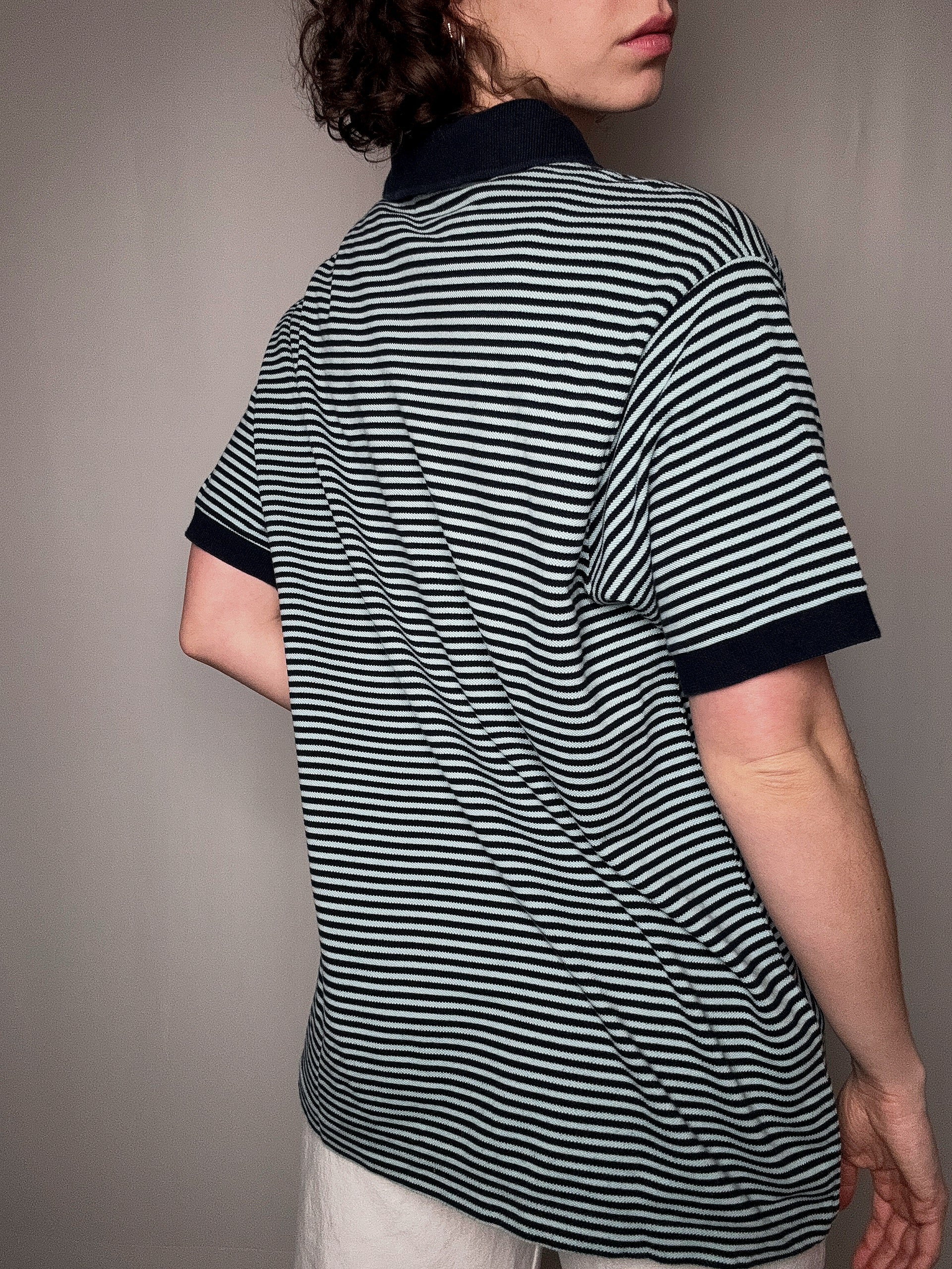 Polo rayé Lacoste XL vintage