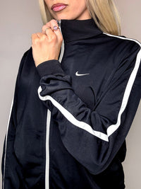 ADIDAS L vintage black sports jacket