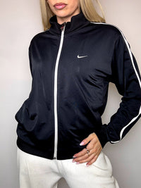 ADIDAS L vintage black sports jacket
