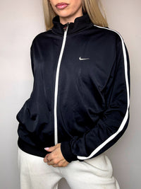 ADIDAS L vintage black sports jacket