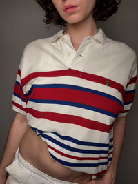 Polo rayé Ralph Lauren M vintage