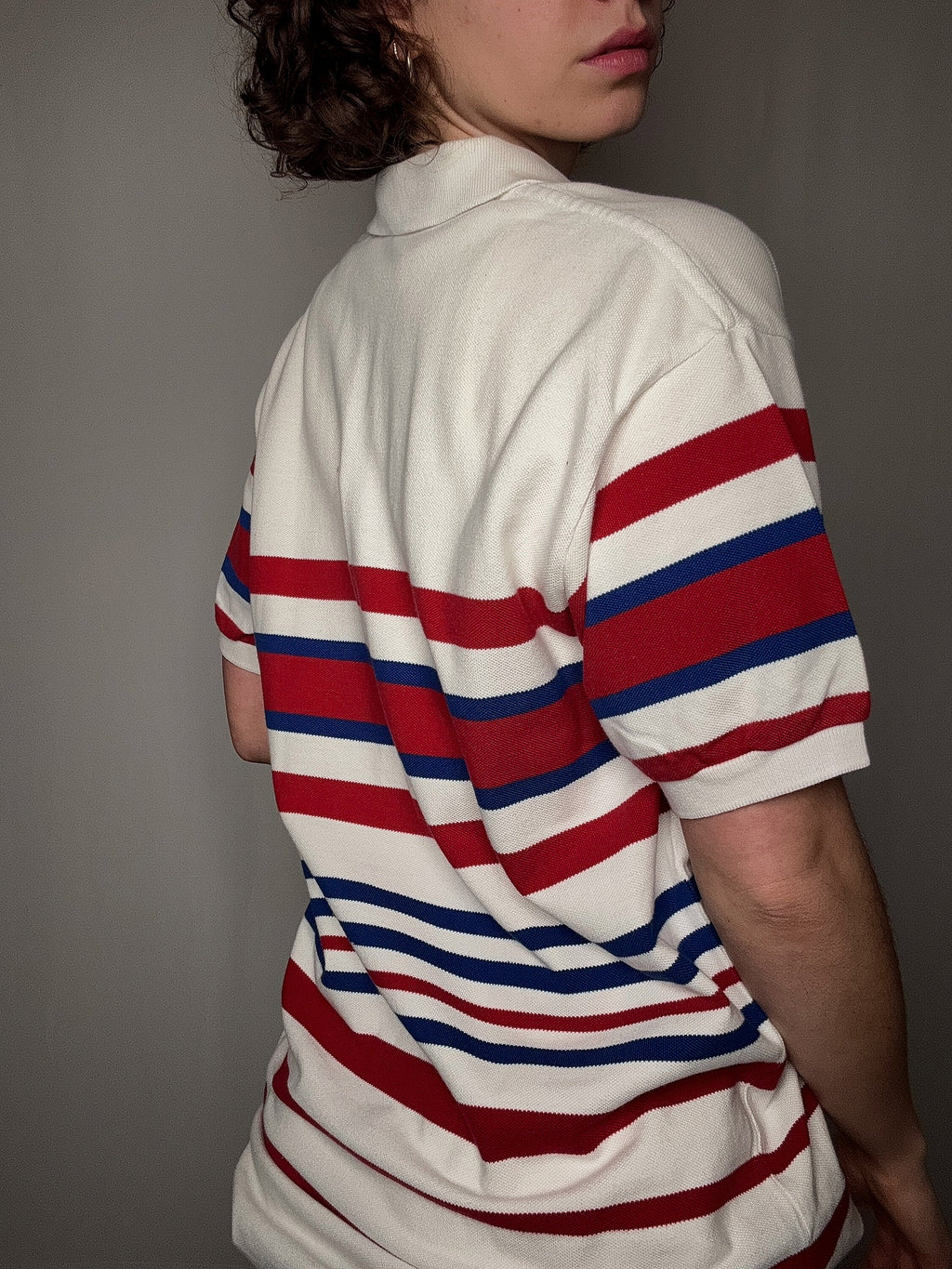 Polo rayé Ralph Lauren M vintage