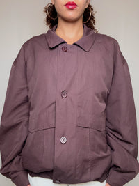 Veste d'été prune L vintage