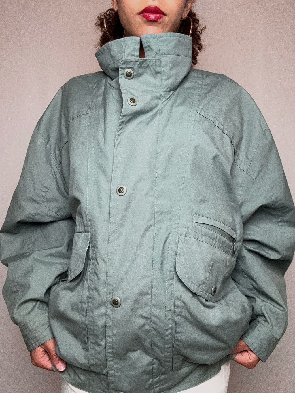 Veste d'été bleu canard L/XL vintage