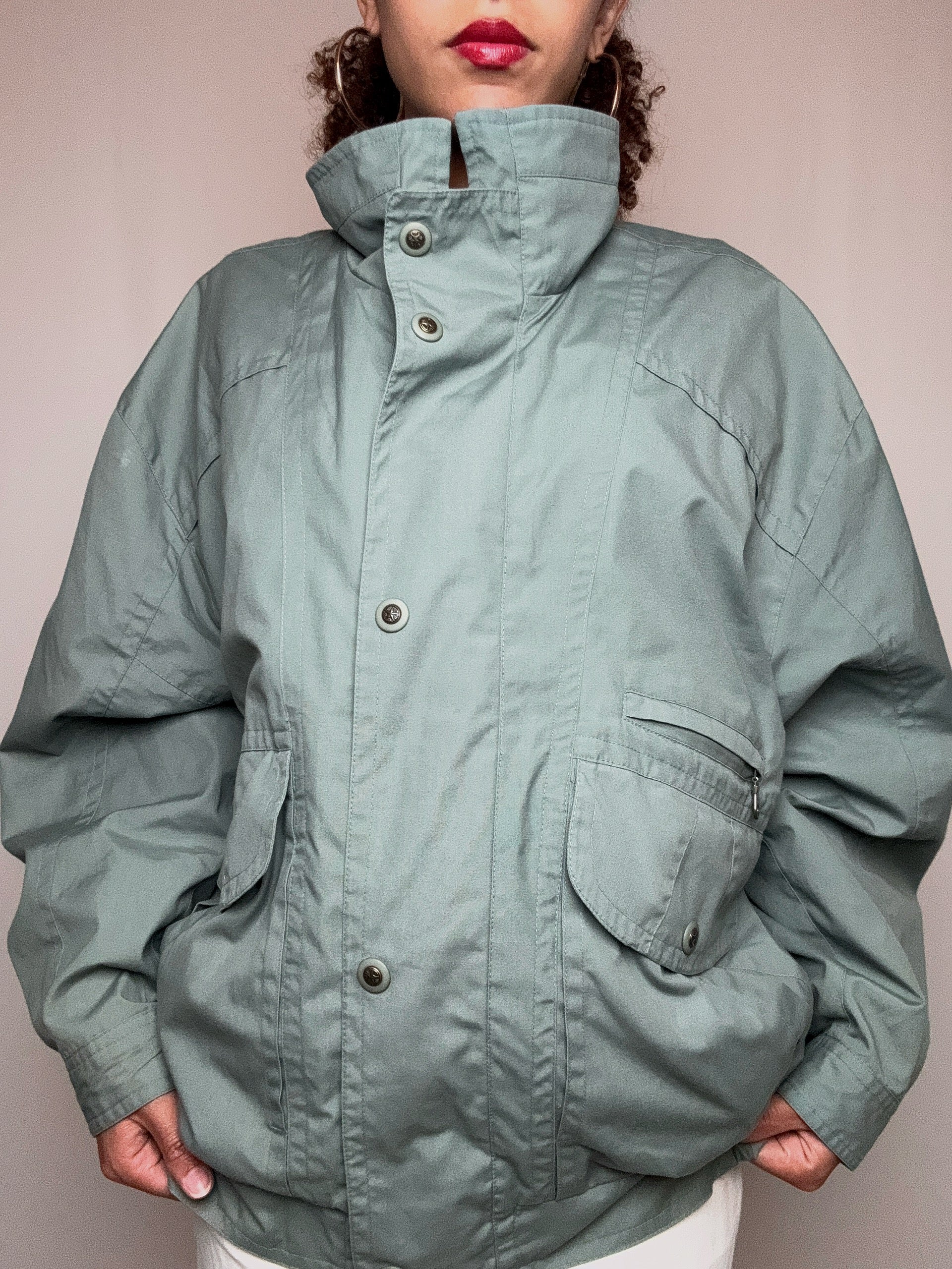 Veste d'été bleu canard L/XL vintage