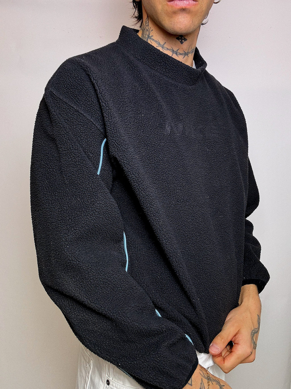 Polaire noire NIKE L vintage