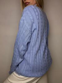 DIESEL L Vintage grauer zweifarbiger Rollkragenpullover